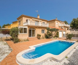 Nice home in LAmetlla de Mar with 4 Bedrooms, WiFi and Swimming pool